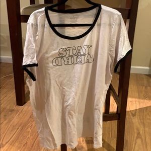 Stay weird torrid tshirt